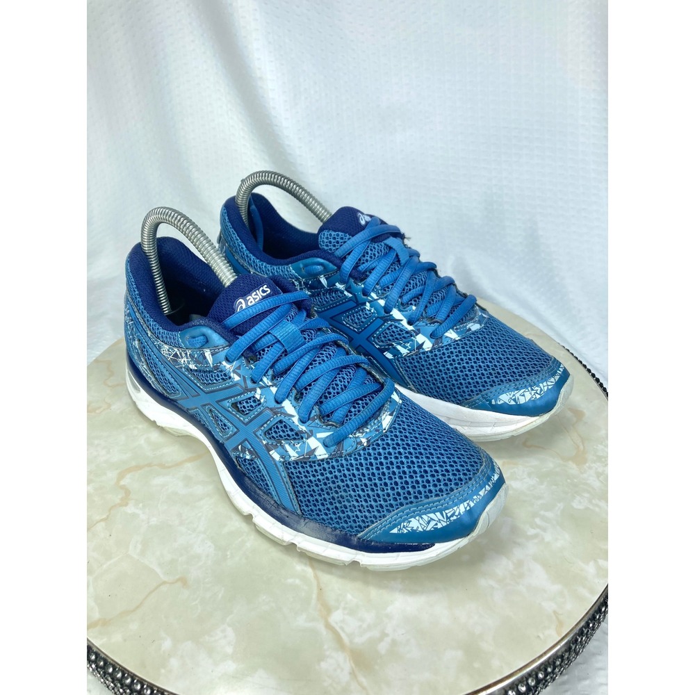 ASICS Gel-Excite 4 Running Shoes Women 7.5 Blue Athletic Comfort Sporty Sneakers